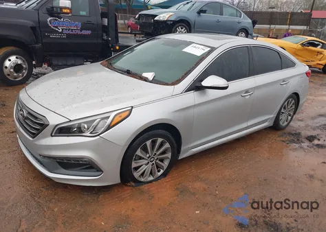 2016 Hyundai Sonata Sport z USA, uszkodzony, nr VIN 5NPE34AF9GH369511